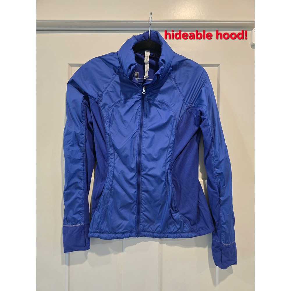 Lululemon Blue Rush Hour Jacket Womens 6